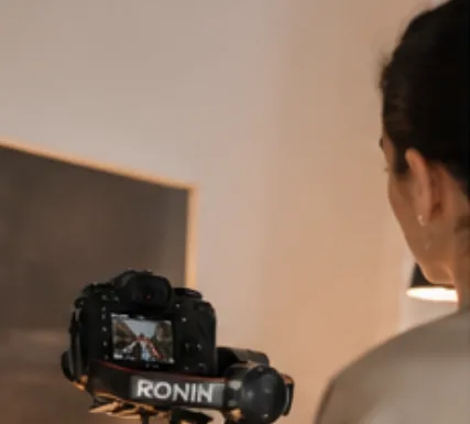 Caméra sur stabilisateur Ronin